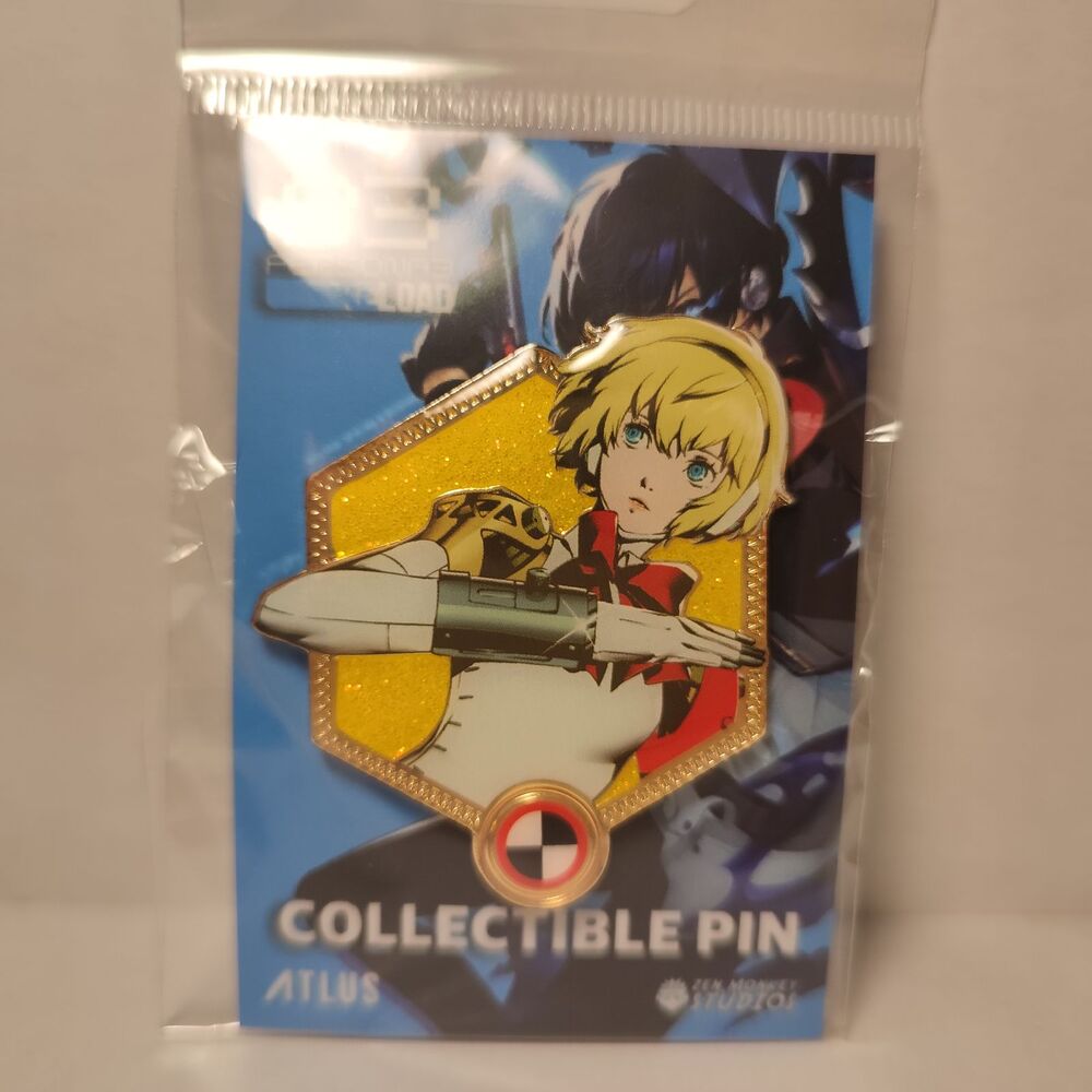 Persona 3 Aigis All Out Attack Enamel Pin Official Atlus Collectible